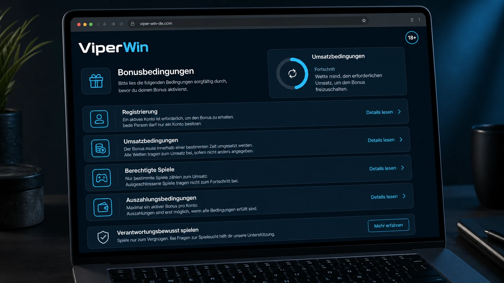 Bonusbedingungen verstehen